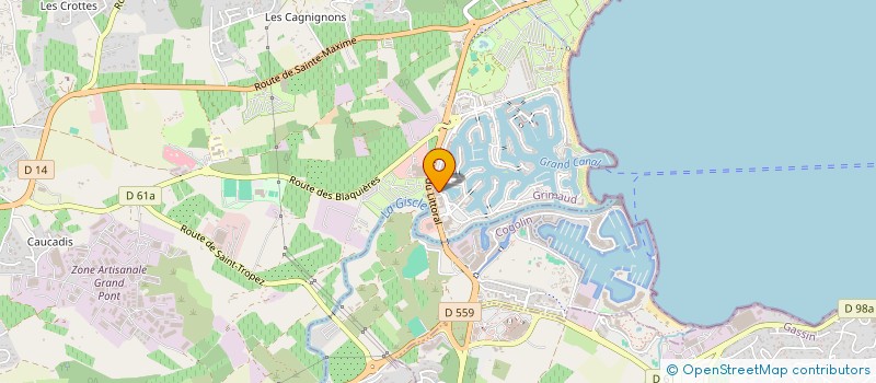 localisation de l'entreprise MADAME JULIETTE GRIMA  GRIMAUD