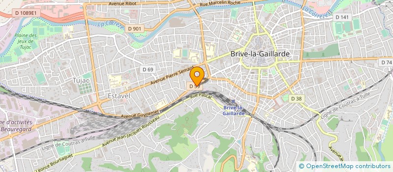 localisation de l'entreprise MADAME JULIETTE GRIMAL à BRIVE-LA-GAILLARDE