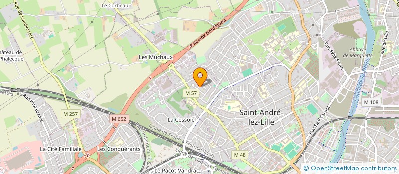 localisation de l'entreprise MADAME JULIETTE GRIMONPREZ à SAINT-ANDRE-LEZ-LILLE