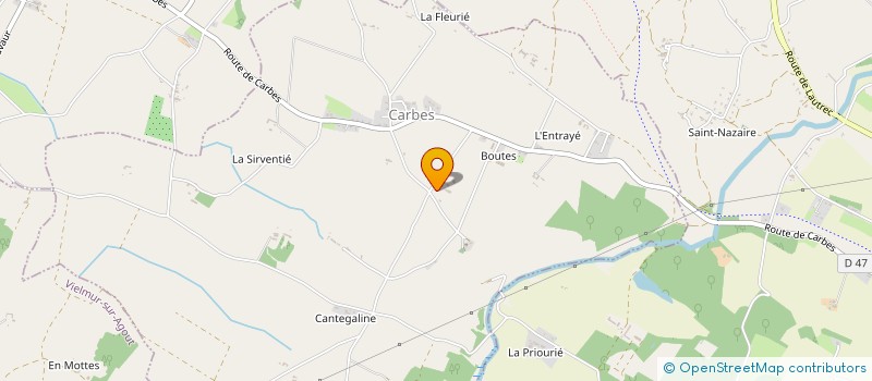 localisation de l'entreprise MADAME JULIETTE GUIBAUD  CUQ