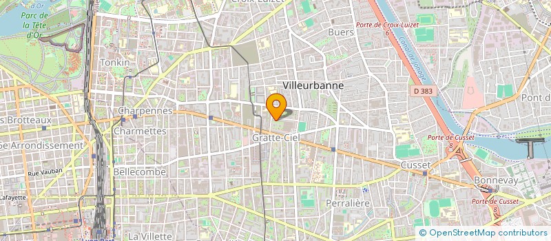 localisation de l'entreprise MADAME JULIETTE GUIGAL  VILLEURBANNE