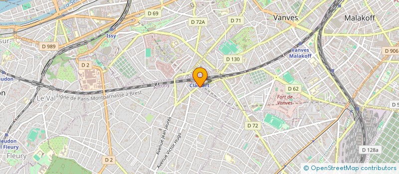 localisation de l'entreprise MADAME JULIETTE GUILLEMIN à CLAMART