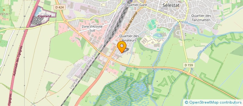 localisation de l'entreprise MADAME JULIETTE GUTHAPFEL  SELESTAT