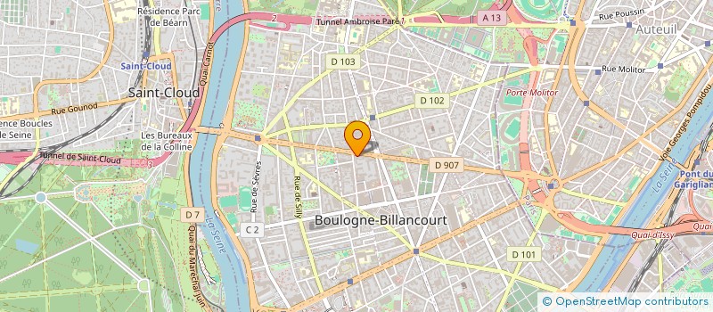 localisation de l'entreprise MADAME JULIETTE GUYONNET à BOULOGNE-BILLANCOURT