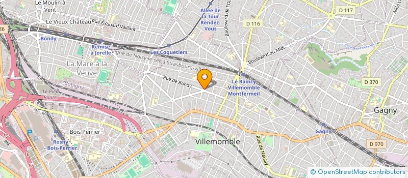 localisation de l'entreprise MADAME JULIETTE HELAINE à VILLEMOMBLE