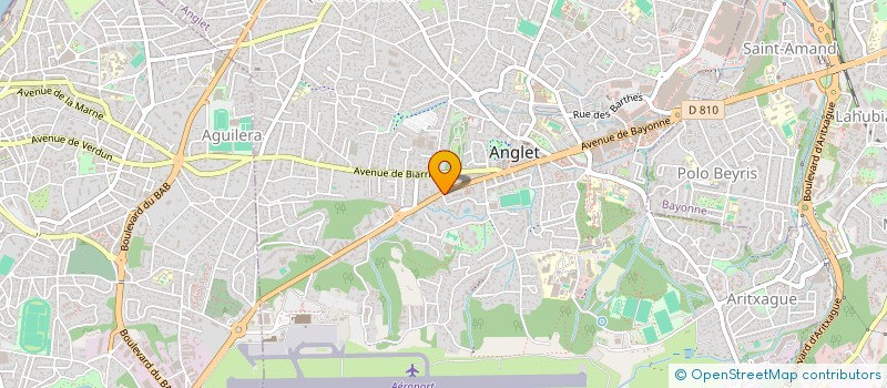 localisation de l'entreprise MADAME JULIETTE HENNAUT  ANGLET