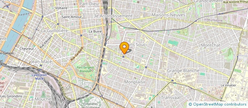 localisation de l'entreprise MADAME JULIETTE HENRY  LYON