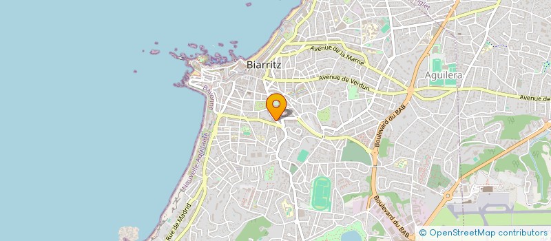 localisation de l'entreprise MADAME JULIETTE HERDOIN  BIARRITZ