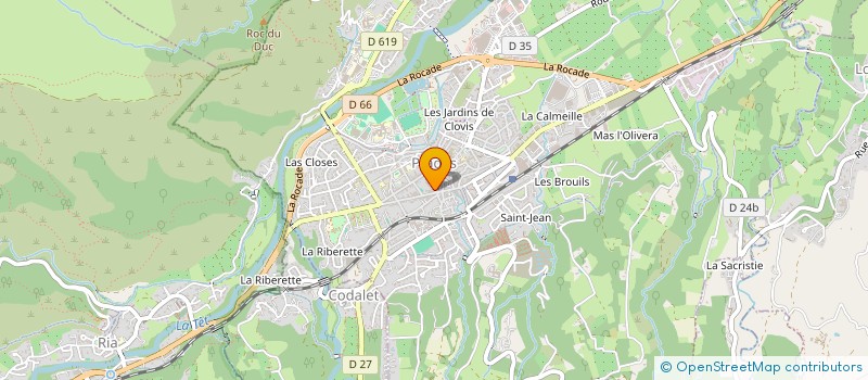 localisation de l'entreprise MADAME JULIETTE HERNANDEZ  PRADES