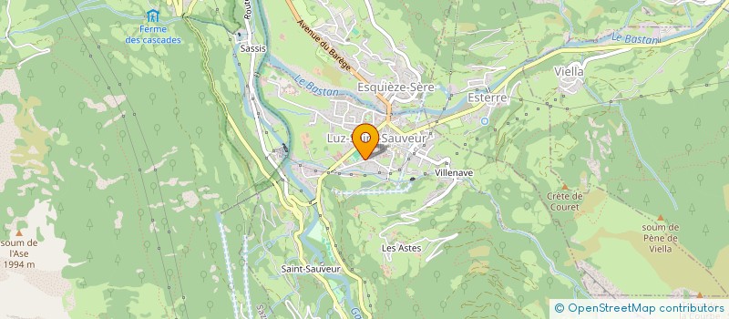 localisation de l'entreprise MADAME JULIETTE HERVY  LUZ-SAINT-SAUVEUR