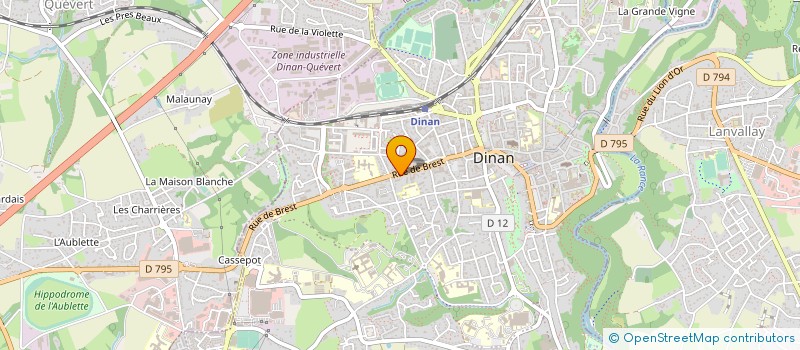 localisation de l'entreprise MADAME JULIETTE HILAIRE  DINAN