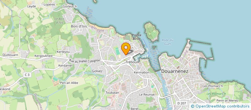 localisation de l'entreprise MADAME JULIETTE HORN à DOUARNENEZ