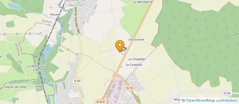 localisation de l'entreprise MADAME JULIETTE HOUILLOT  NEUVILLE-SUR-BRENNE