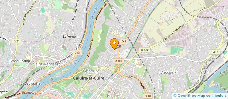 localisation de l'entreprise MADAME JULIETTE HUILLARD  CALUIRE-ET-CUIRE