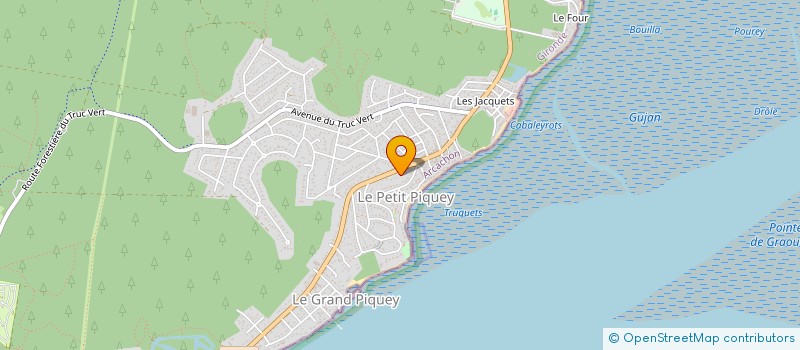 localisation de l'entreprise MADAME JULIETTE IPPOLITO  LEGE-CAP-FERRET