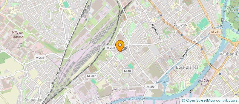 localisation de l'entreprise MADAME JULIETTE JACQUART à LILLE