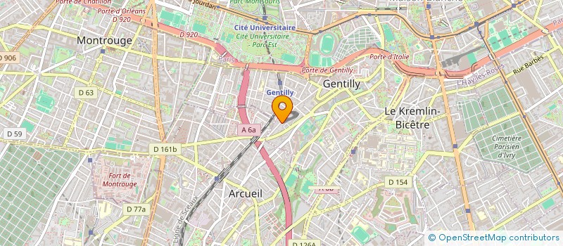 localisation de l'entreprise MADAME JULIETTE JAKUBOWICZ  GENTILLY