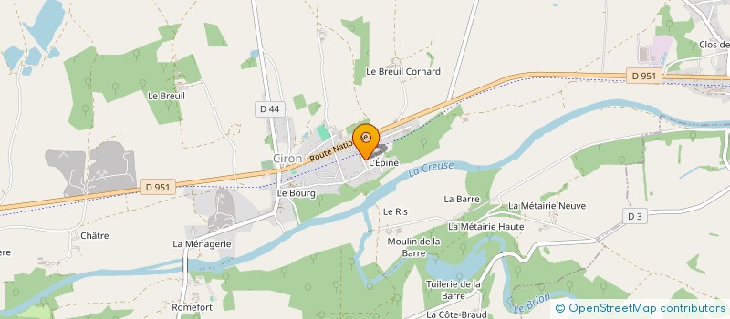 localisation de l'entreprise MADAME JULIETTE JOISNOT à GUERET
