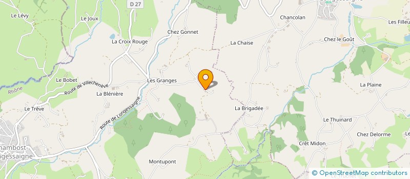 localisation de l'entreprise MADAME JULIETTE JOSSERAND à CHAMBOST-LONGESSAIGNE