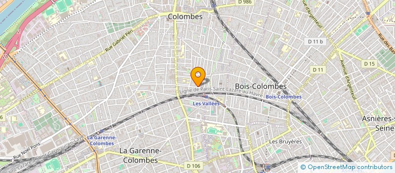 localisation de l'entreprise MADAME JULIETTE JOUFFROY à COLOMBES