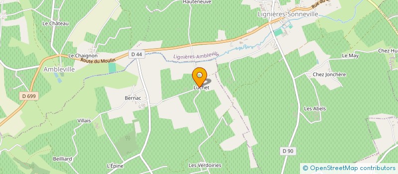 localisation de l'entreprise MADAME JULIETTE JULIETTE CHAPUZET à CRITEUIL-LA-MAGDELEINE