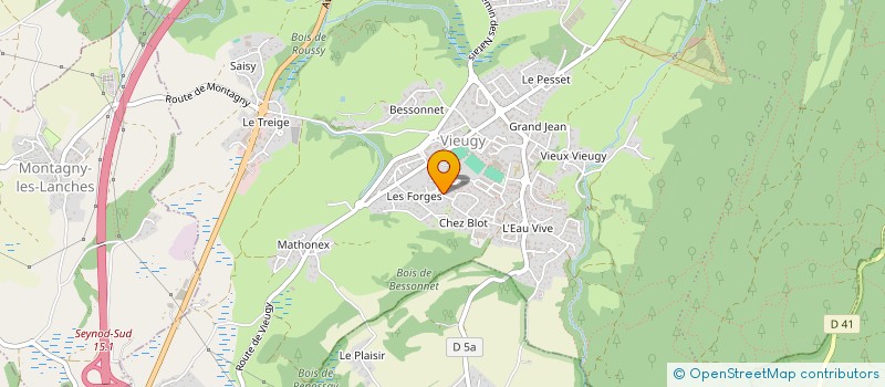 localisation de l'entreprise MADAME JULIETTE JULLIARD  ANNECY