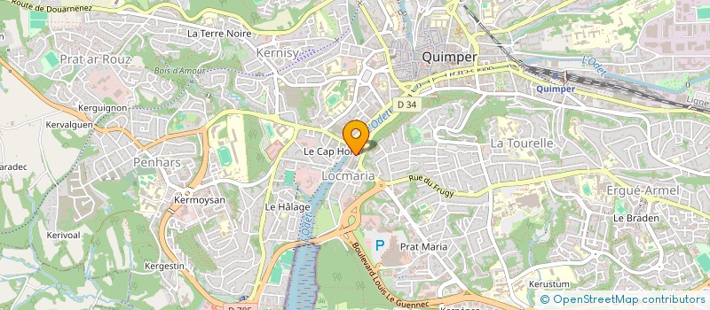 localisation de l'entreprise MADAME JULIETTE KERVENNIC à QUIMPER