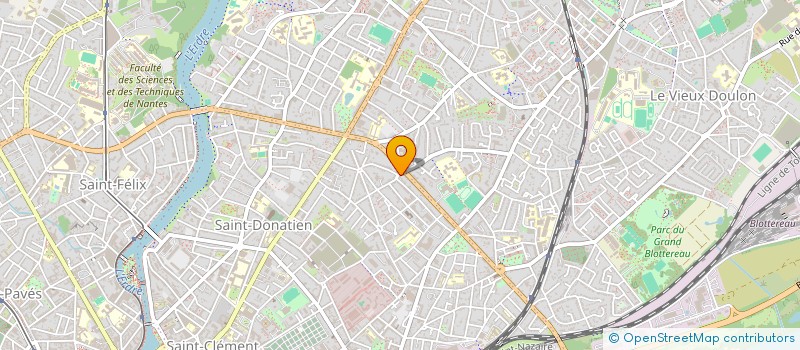 localisation de l'entreprise MADAME JULIETTE LABORDE - BARBANEGRE  NANTES