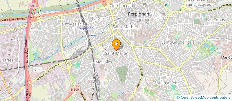 localisation de l'entreprise MADAME JULIETTE LABRUYERE  PERPIGNAN