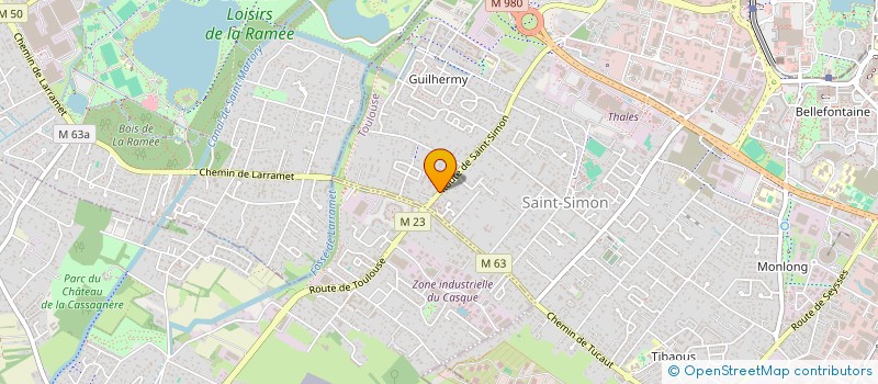 localisation de l'entreprise MADAME JULIETTE LACAN à TOULOUSE
