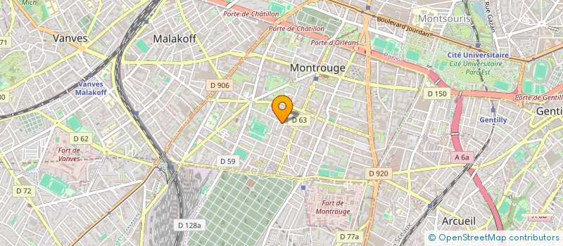 localisation de l'entreprise MADAME JULIETTE LACHARNAY  MONTROUGE