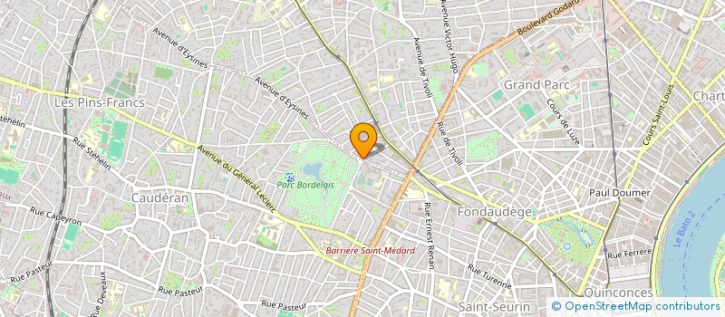 localisation de l'entreprise MADAME JULIETTE LACOSTE à LE BOUSCAT