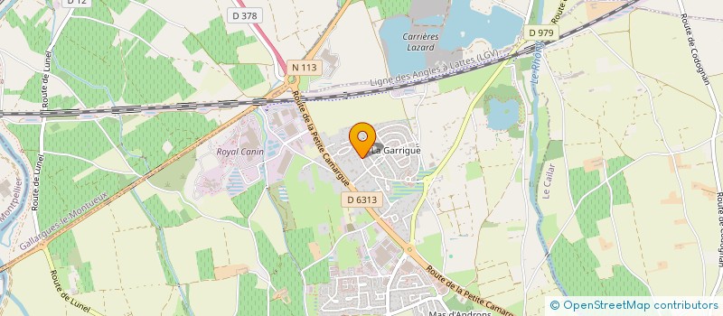 localisation de l'entreprise MADAME JULIETTE LAFFOND  AIMARGUES