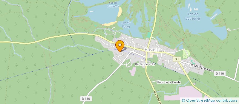 localisation de l'entreprise MADAME JULIETTE LAHEY  HOSTENS