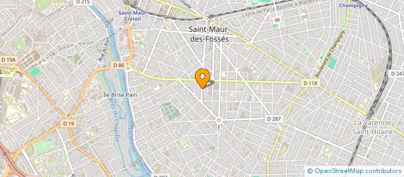 localisation de l'entreprise MADAME JULIETTE LAJOIE à SAINT-MAUR-DES-FOSSES