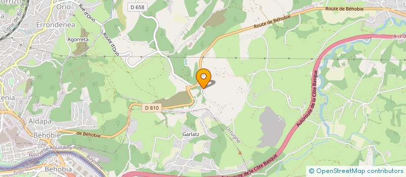 localisation de l'entreprise MADAME JULIETTE LAMORY  URRUGNE