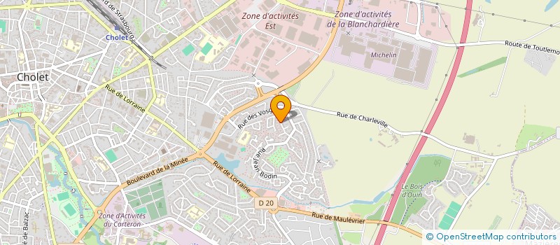 localisation de l'entreprise MADAME JULIETTE LAMPAERT à CHOLET