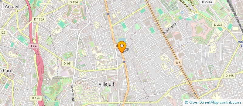 localisation de l'entreprise MADAME JULIETTE LANCEL  VILLEJUIF