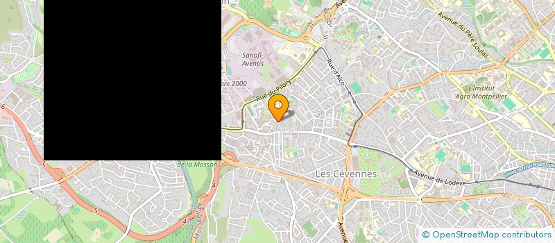 localisation de l'entreprise MADAME JULIETTE LANGLOIS à MONTPELLIER