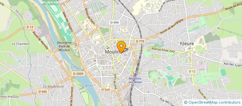 localisation de l'entreprise MADAME JULIETTE LARIDAN  MOULINS