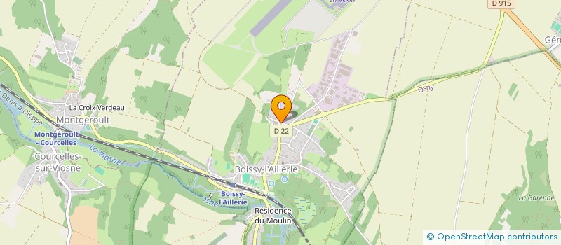 localisation de l'entreprise MADAME JULIETTE LAVERGNE  BOISSY-L'AILLERIE