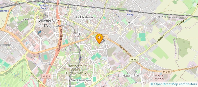 localisation de l'entreprise MADAME JULIETTE LE GUEVEL  VILLENEUVE-D'ASCQ