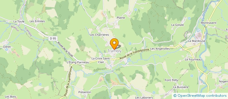 localisation de l'entreprise MADAME JULIETTE LE MOINE  TRAMBLY