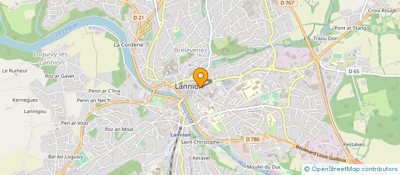 localisation de l'entreprise MADAME JULIETTE LE REUN  TREMEL