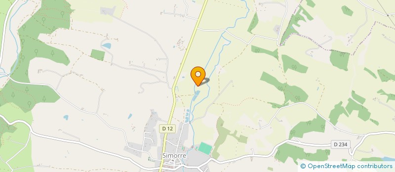 localisation de l'entreprise MADAME JULIETTE LEBRE  SIMORRE