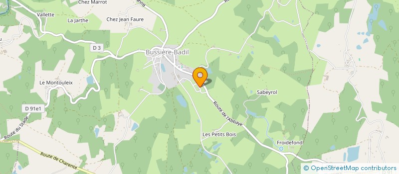 localisation de l'entreprise MADAME JULIETTE LECLERC  MONTEMBUF