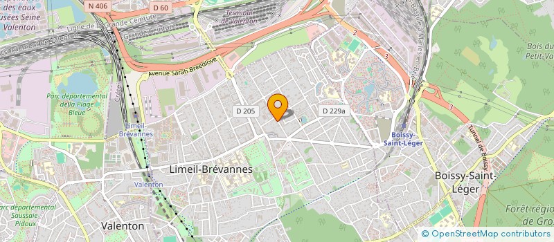 localisation de l'entreprise MADAME JULIETTE LEDUDAL  LIMEIL-BREVANNES