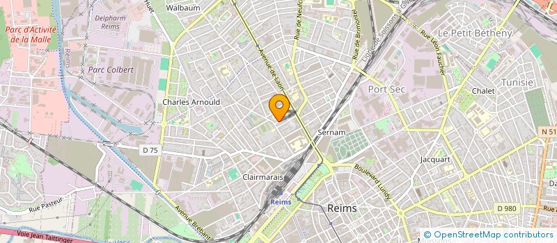 localisation de l'entreprise MADAME JULIETTE LEENHARDT  REIMS