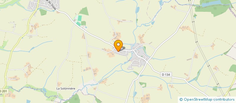 localisation de l'entreprise MADAME JULIETTE LEFEBVRE à MONTREVAULT-SUR-EVRE