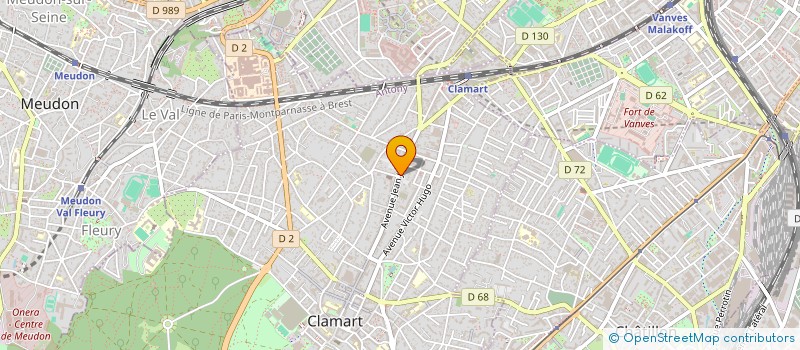 localisation de l'entreprise MADAME JULIETTE LEGRAS à CLAMART